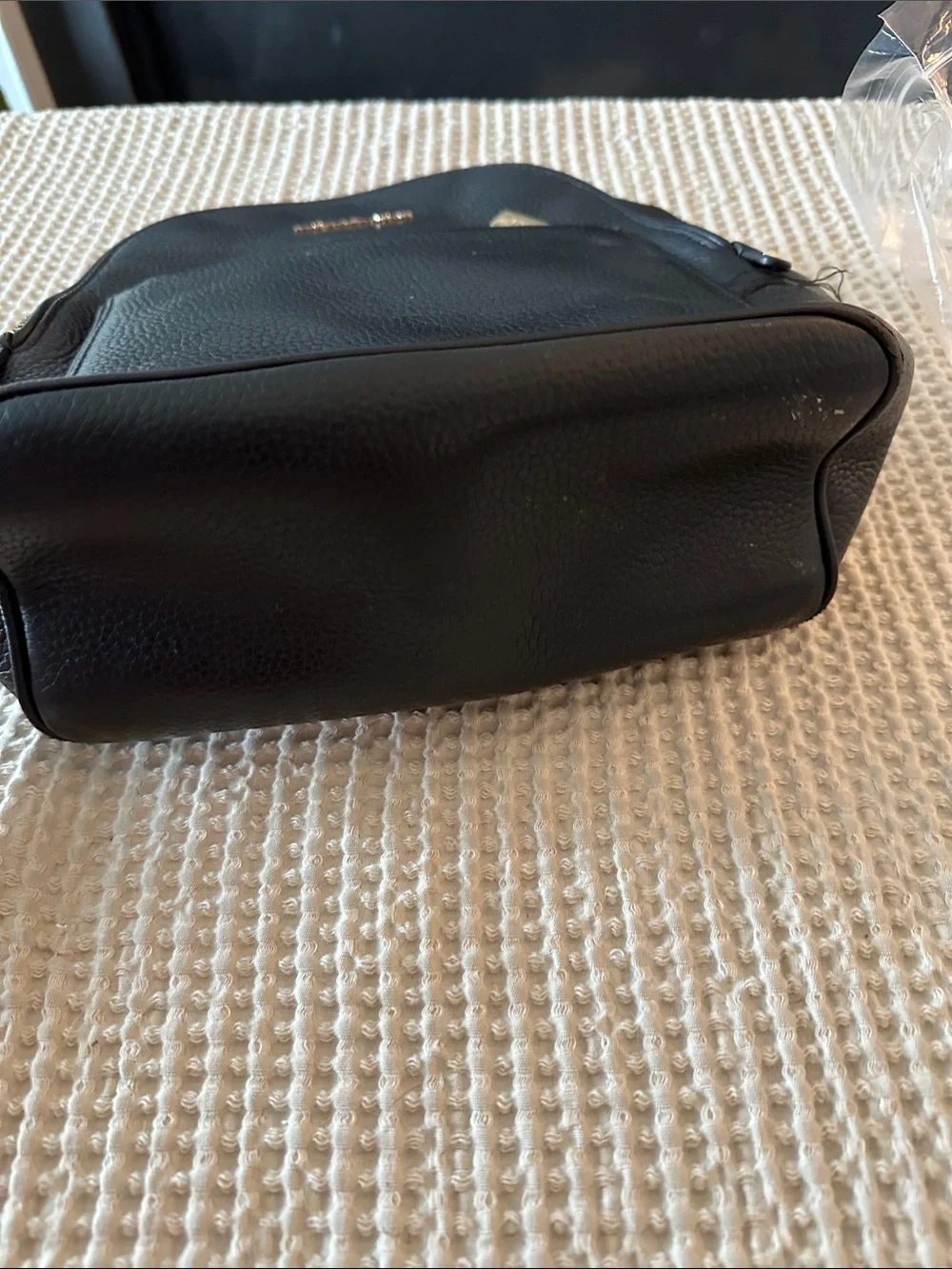 Michael  Kors Adina Medium Black Pebbled Leather Backpack